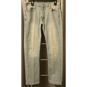 Levis 513 Jeans Mens 30x30 (Fits 30x29) Light Blue Denim Slim Straight Medium
